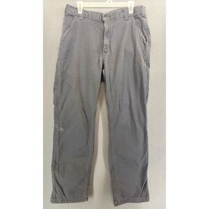 Carhartt BN3342 M Rugged Flex‎ Relaxed Fit Canvas Work Pants Mens 36x32 Grey